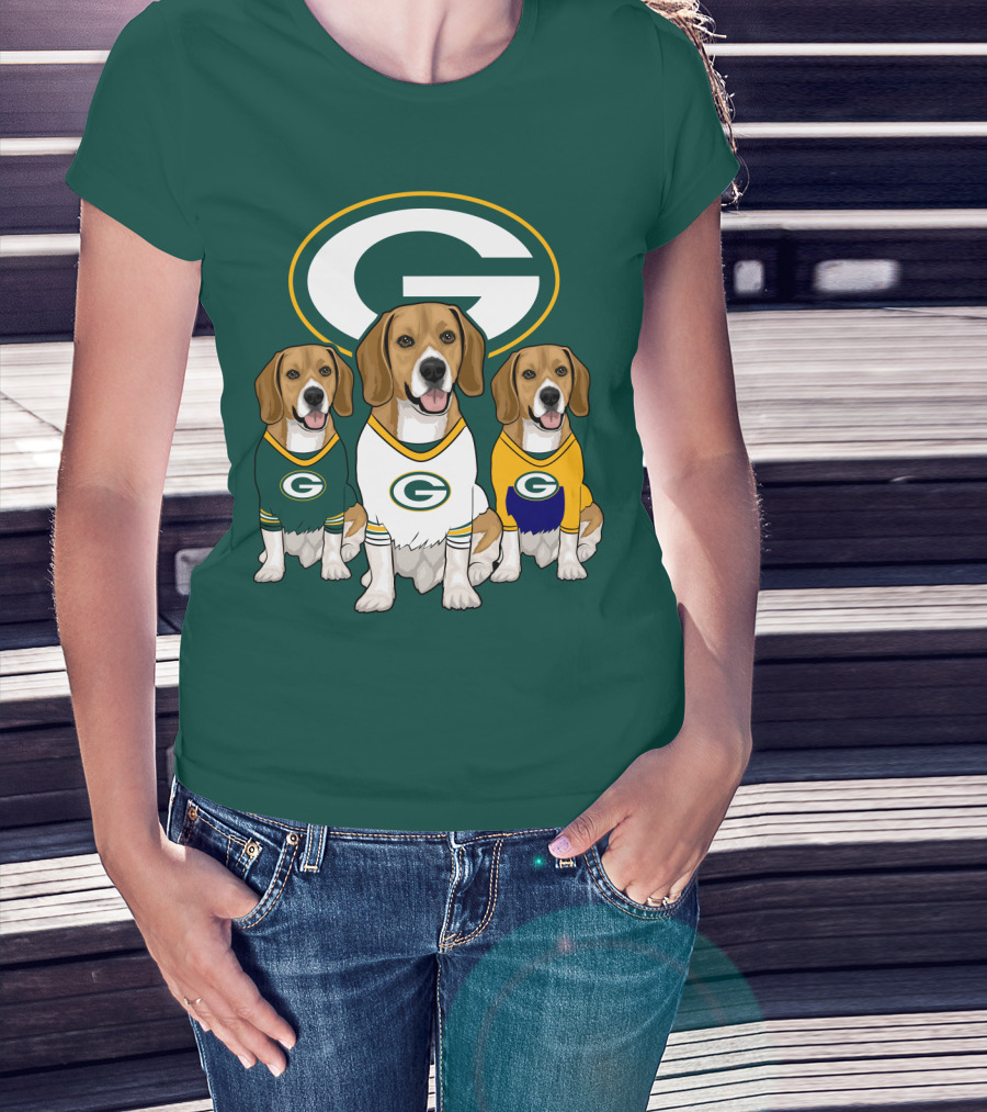Packers Beagle Dog T-Shirt
