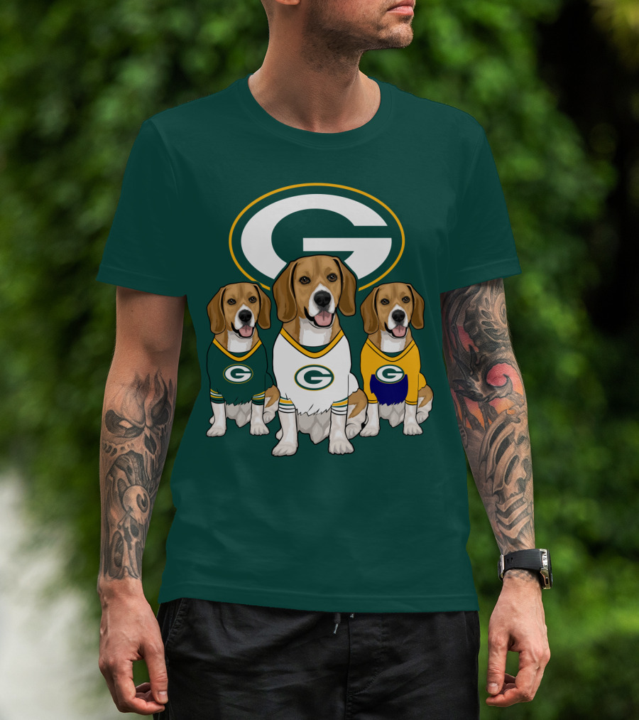Packers Beagle Dog T-Shirt