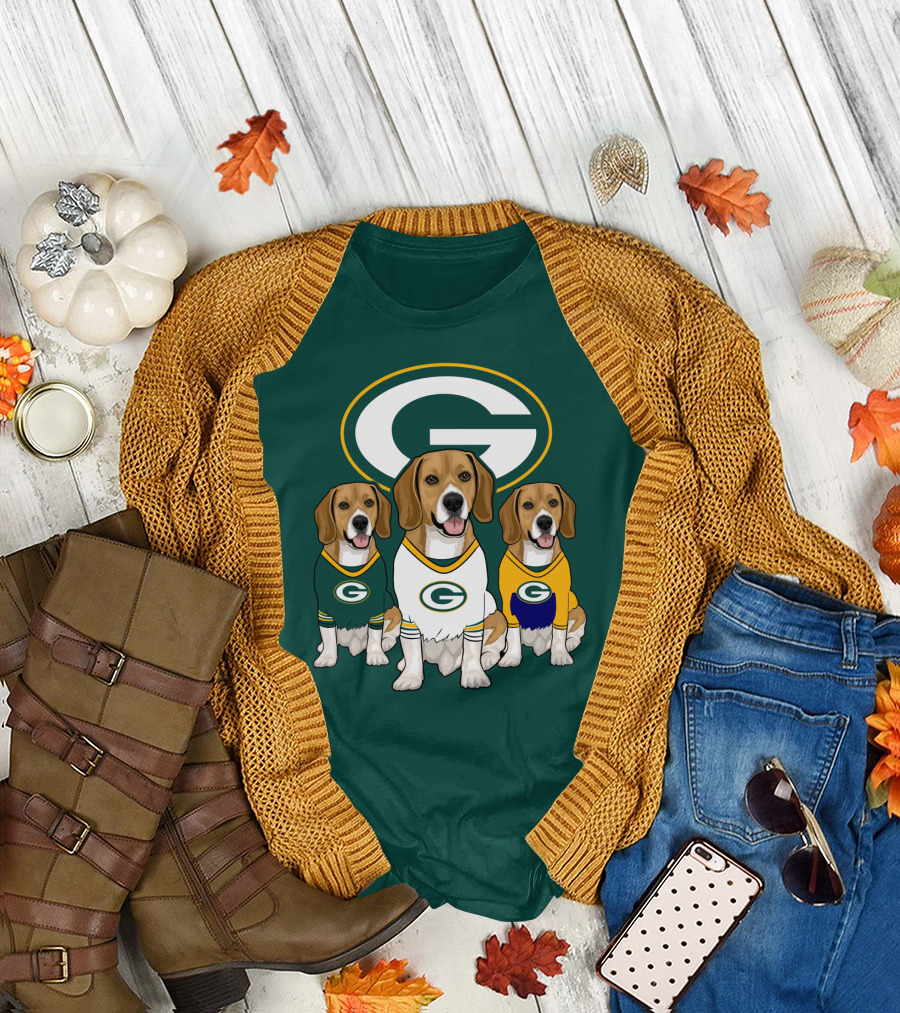 Packers Beagle Dog T-Shirt