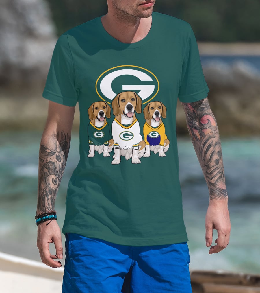 Packers Beagle Dog T-Shirt