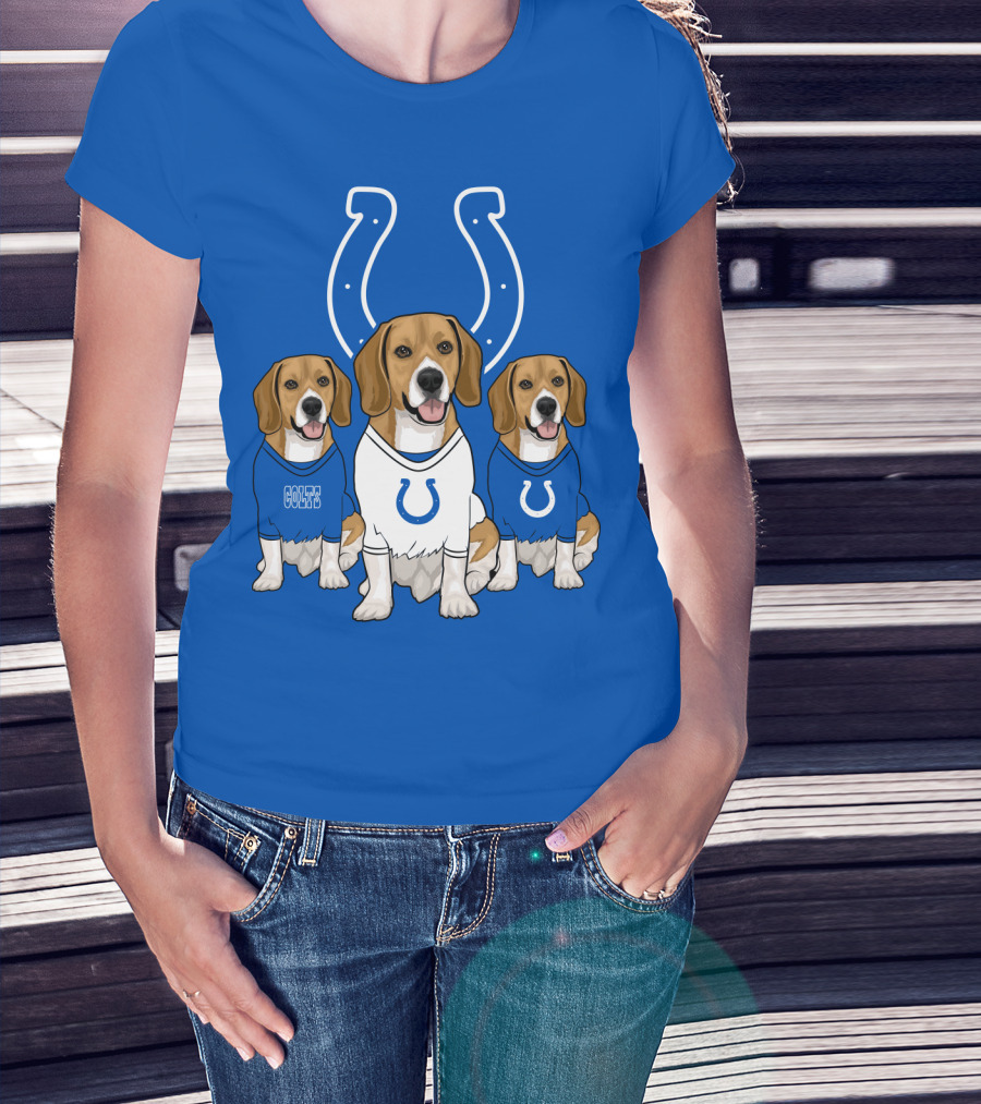 Indianapolis Colts Beagle Trio T-Shirt