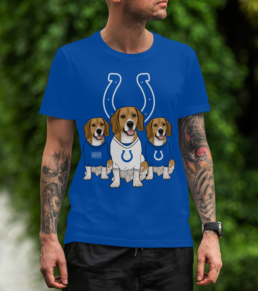 Indianapolis Colts Beagle Trio T-Shirt