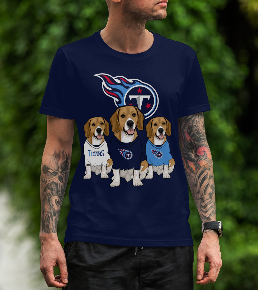 Tennessee Titans Beagle Fan T-Shirt