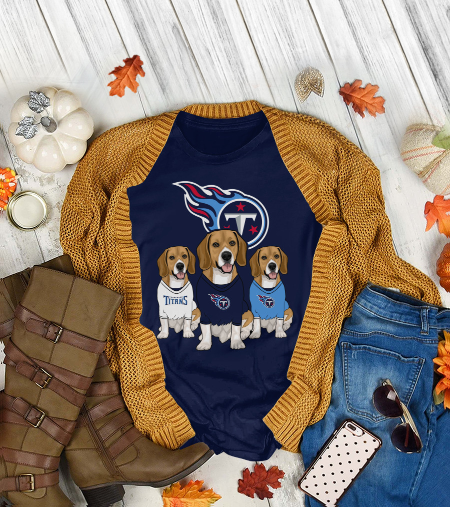 Tennessee Titans Beagle Fan T-Shirt