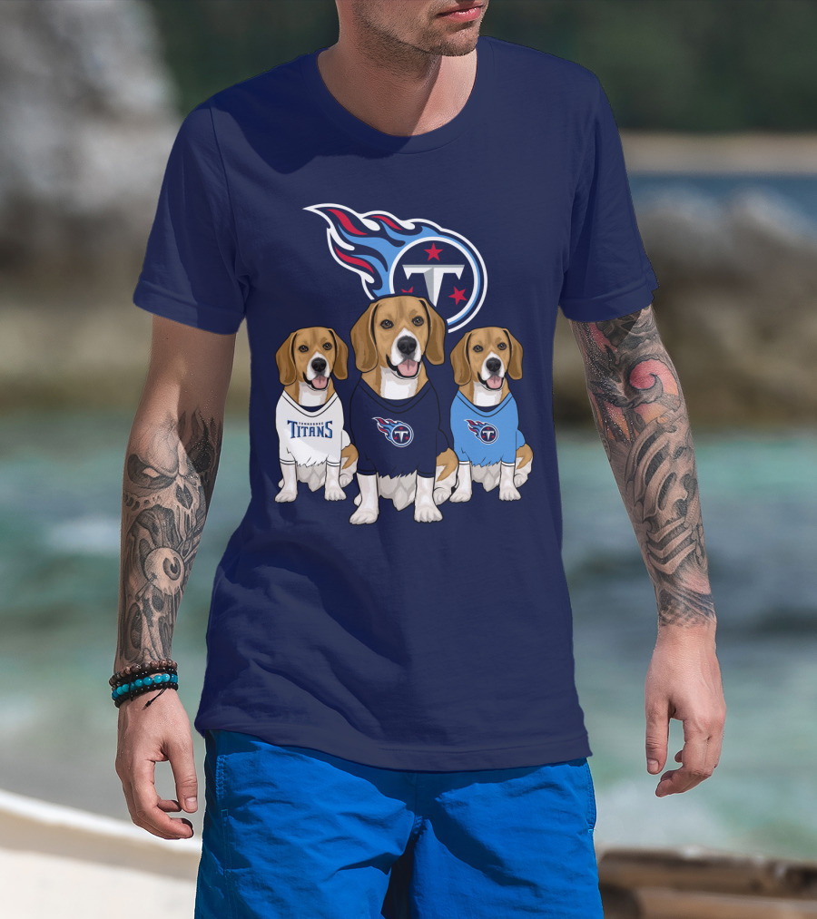 Tennessee Titans Beagle Fan T-Shirt