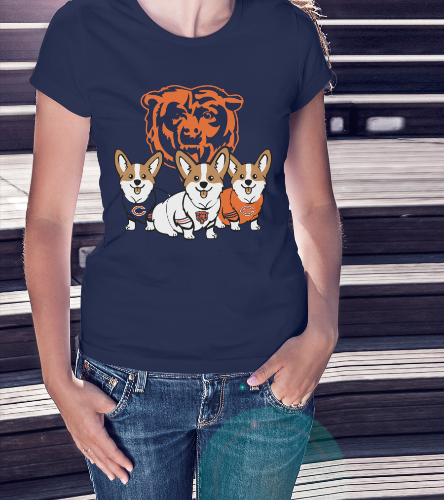 Chicago Bears Corgi T-Shirt