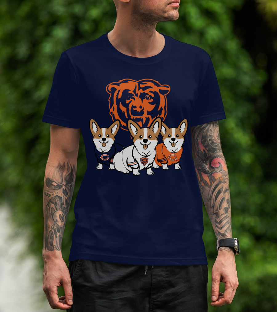 Chicago Bears Corgi T-Shirt
