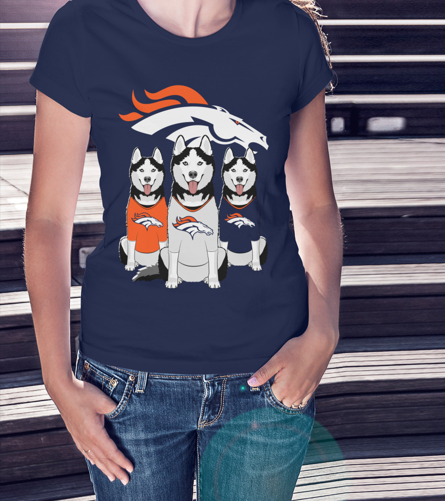Denver Broncos Husky Trio T-Shirt
