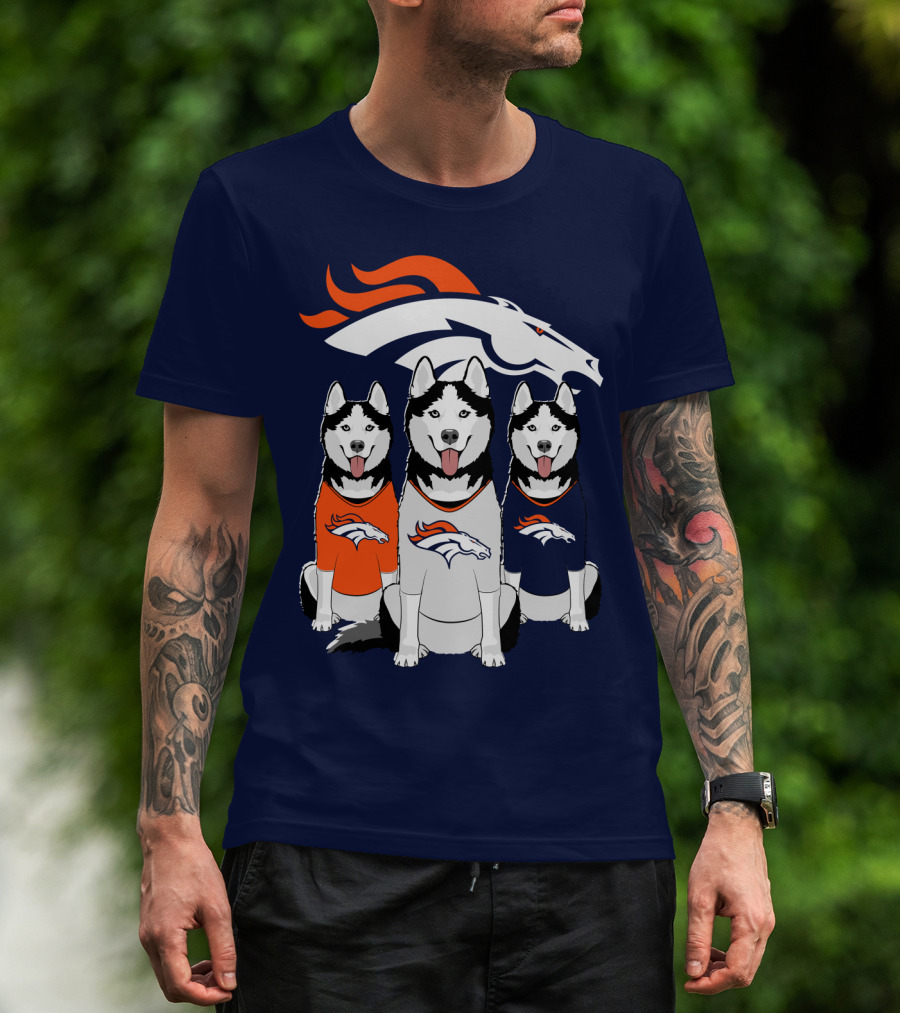 Denver Broncos Husky Trio T-Shirt