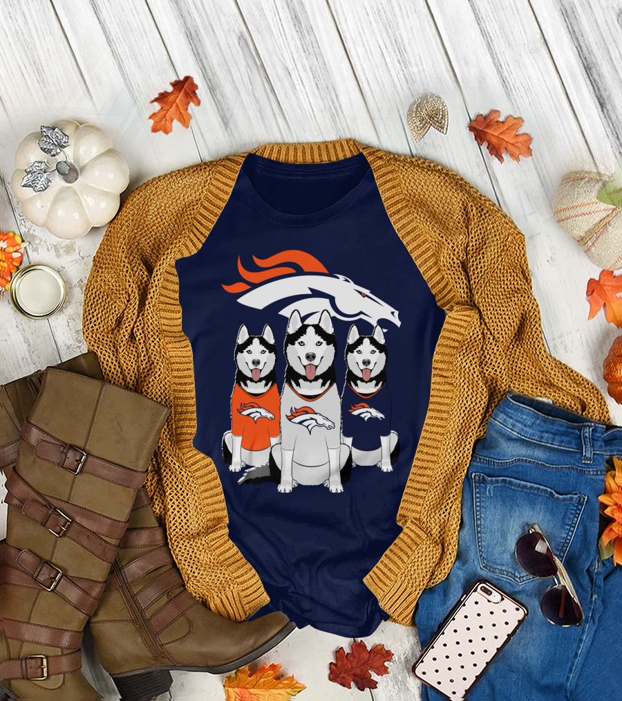 Denver Broncos Husky Trio T-Shirt