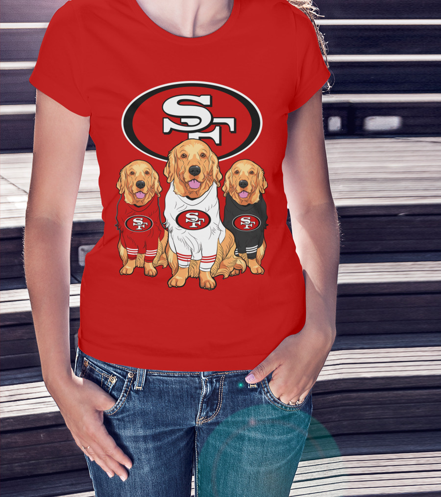 San Francisco 49ers Golden Retrievers T-Shirt