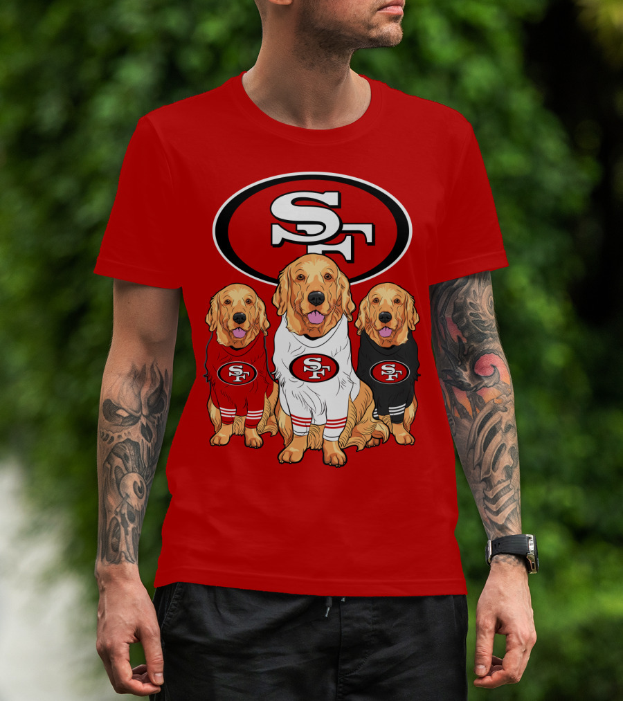 San Francisco 49ers Golden Retrievers T-Shirt