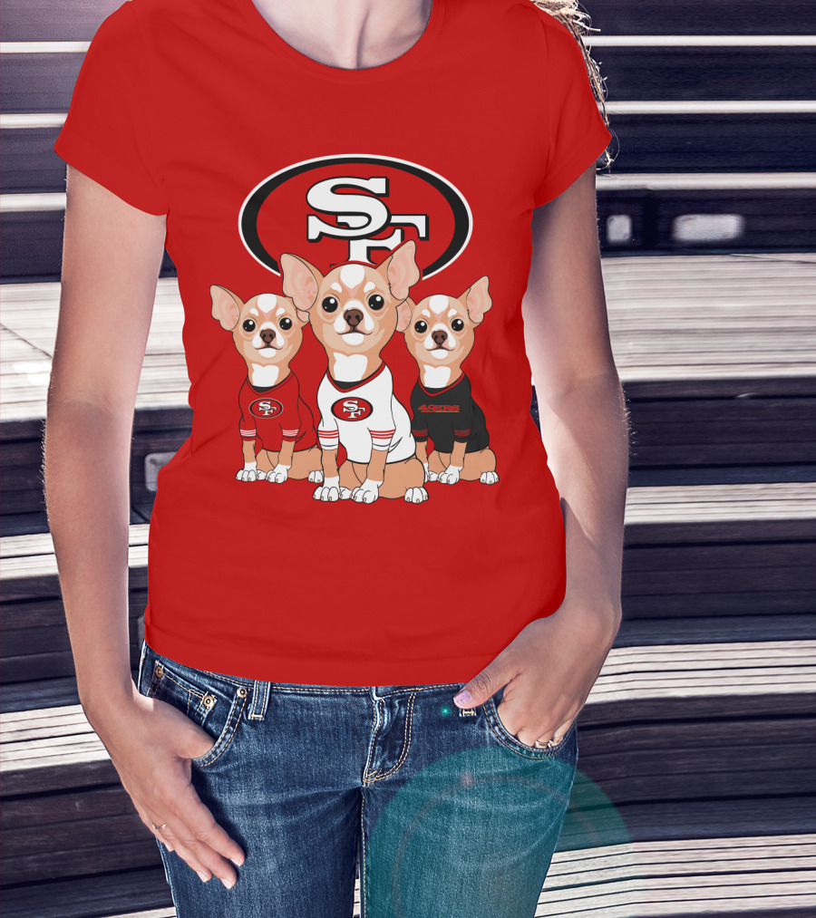 San Francisco 49ers Chihuahua T-Shirt
