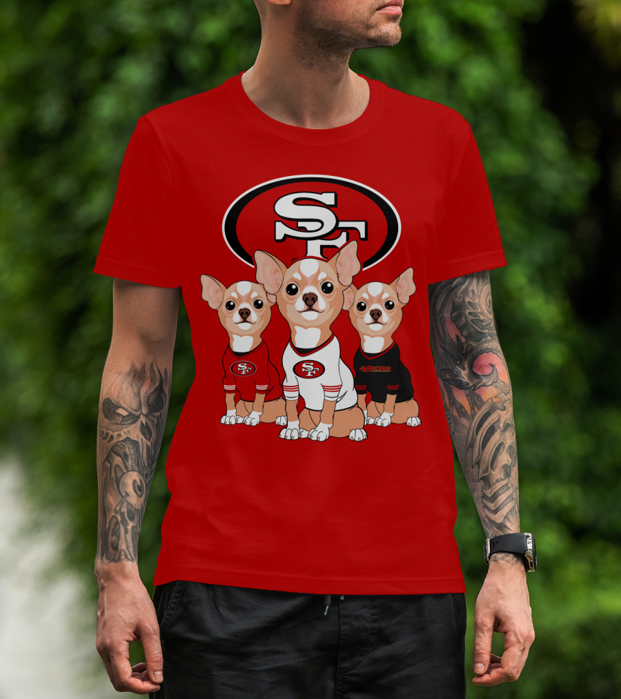 San Francisco 49ers Chihuahua T-Shirt
