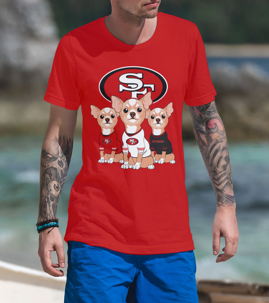 San Francisco 49ers Chihuahua T-Shirt