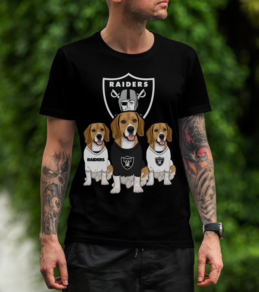 Las Vegas Raiders Beagles T-Shirt
