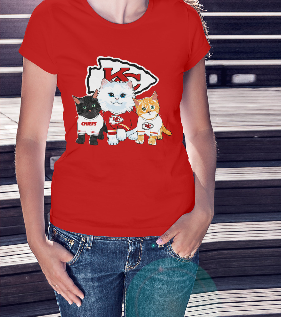 Kc Chiefs Cats T-Shirt