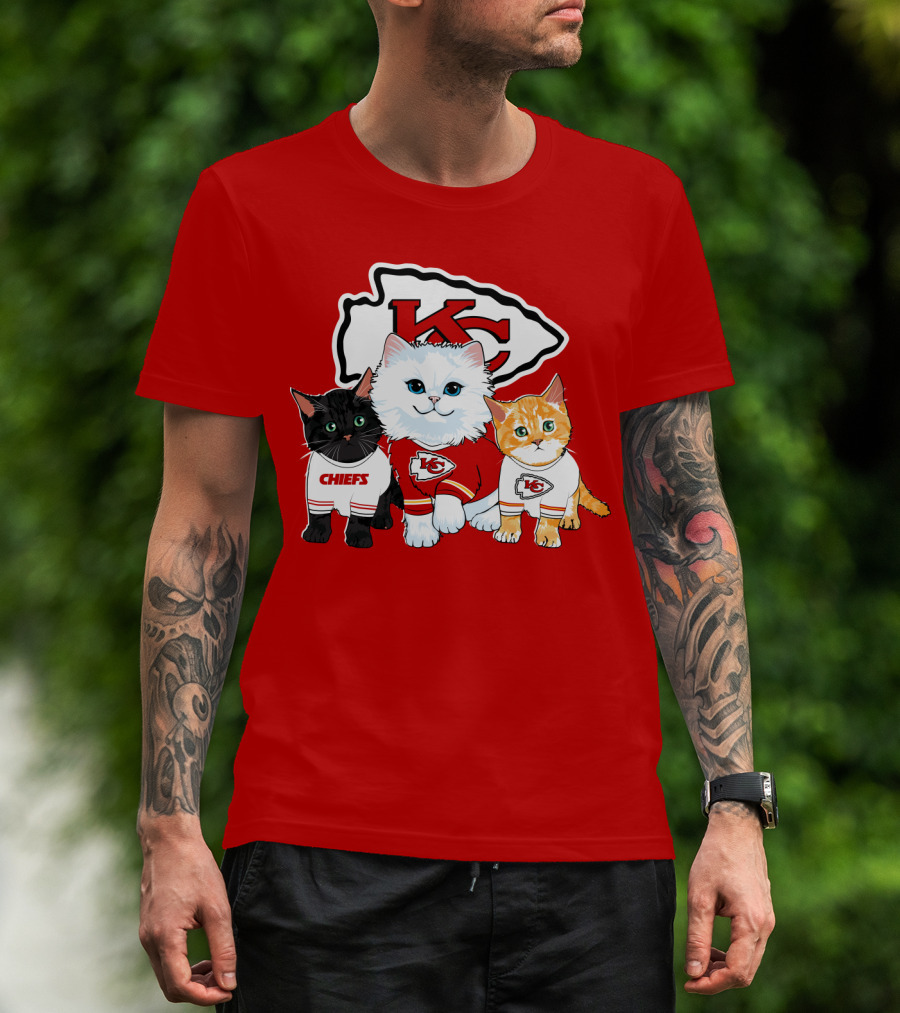 Kc Chiefs Cats T-Shirt