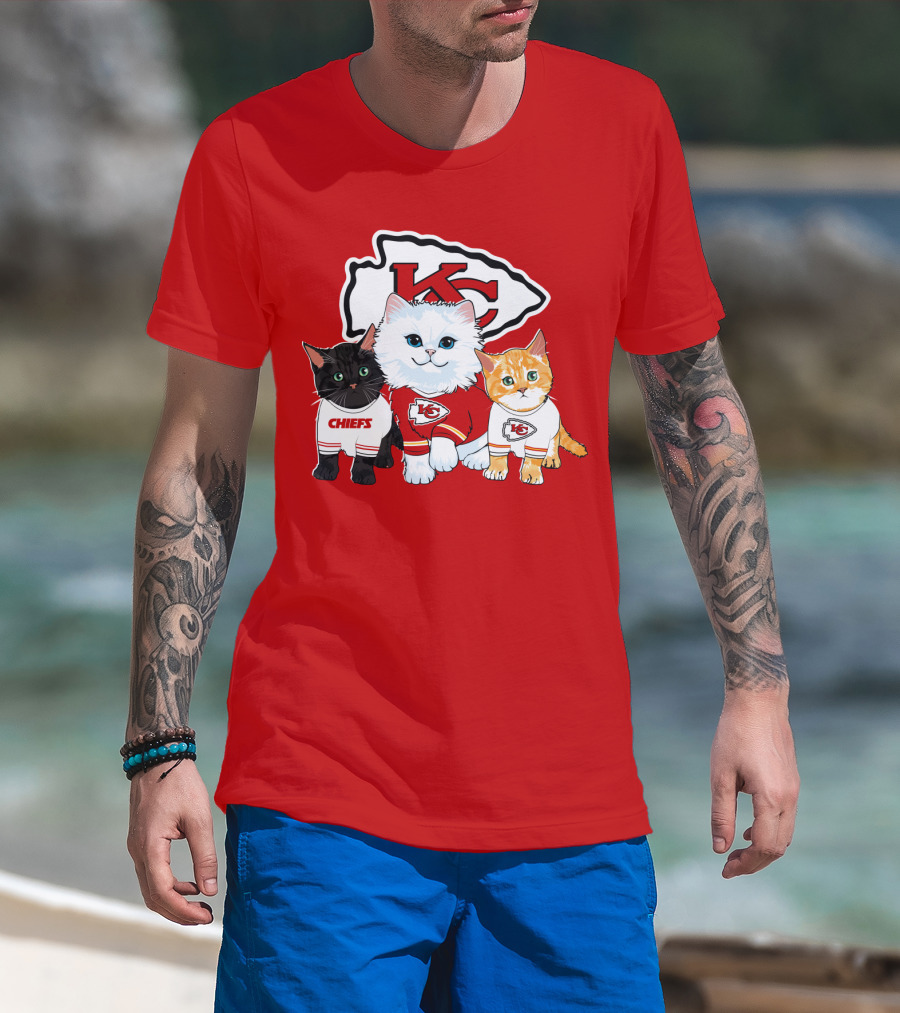 Kc Chiefs Cats T-Shirt