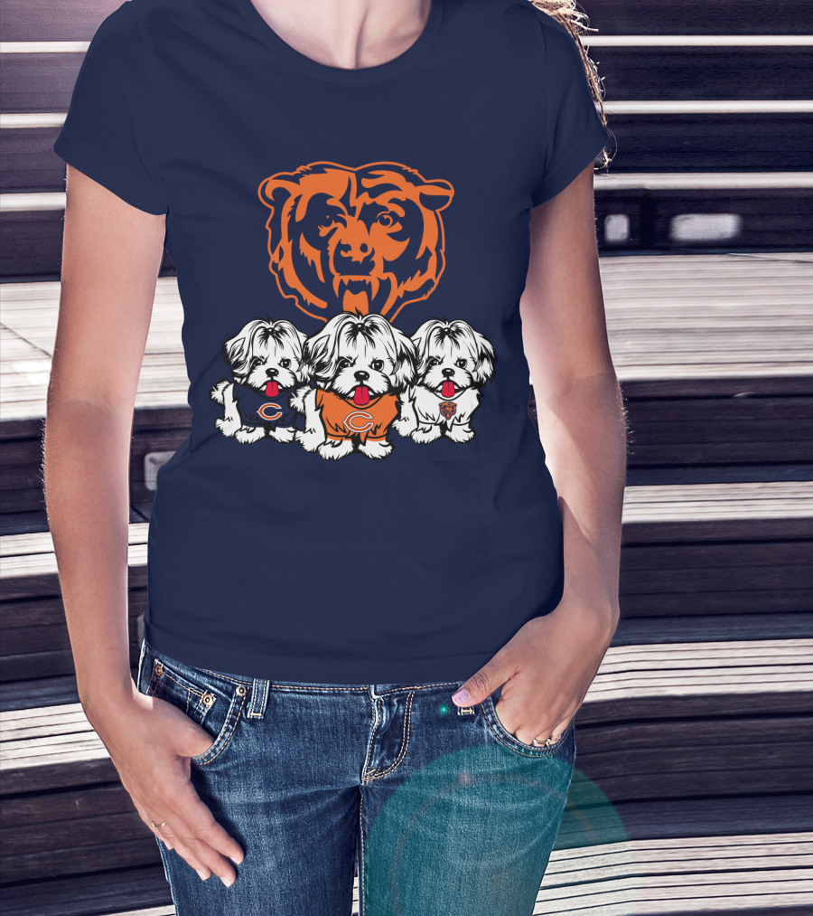 Chicago Bears Shih Tzu T-Shirt