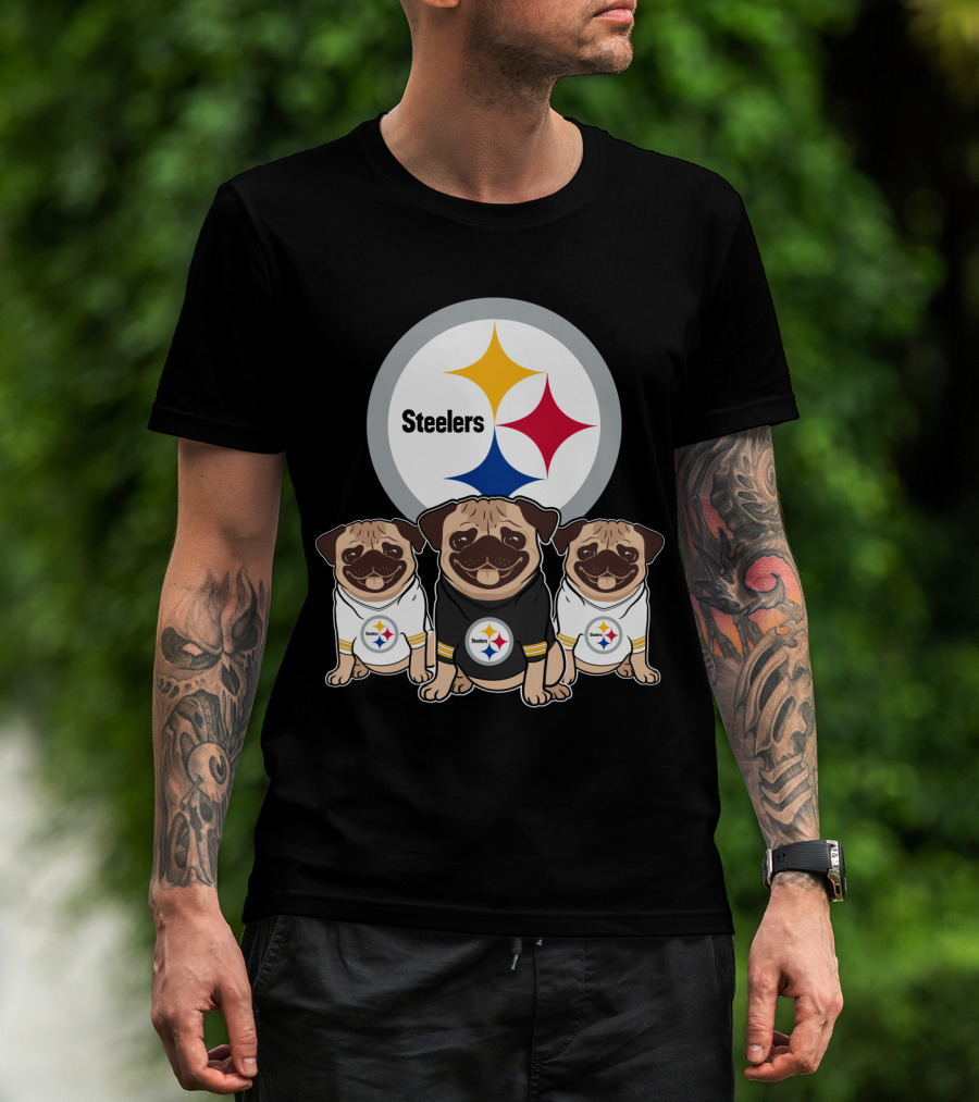 Steelers Pug T-Shirt