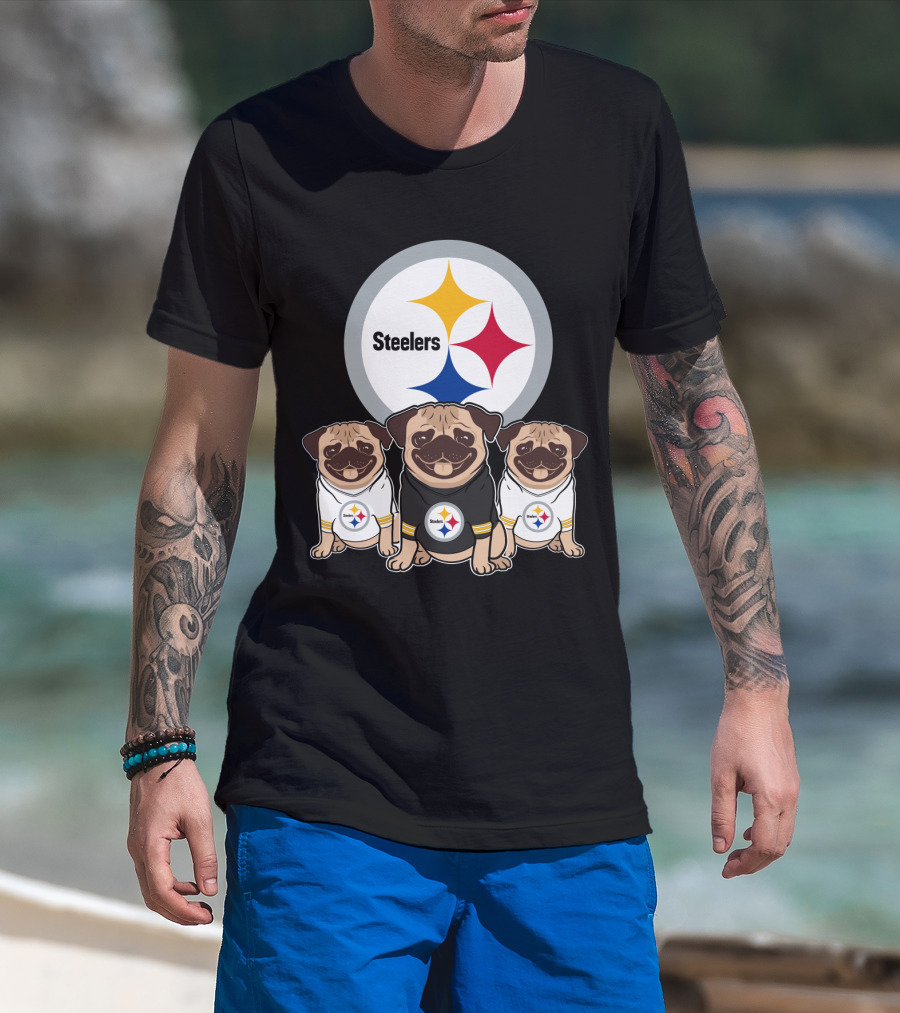 Steelers Pug T-Shirt