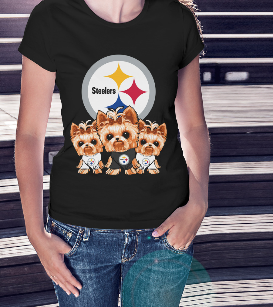 Steelers Yorkshire Terriers T-Shirt