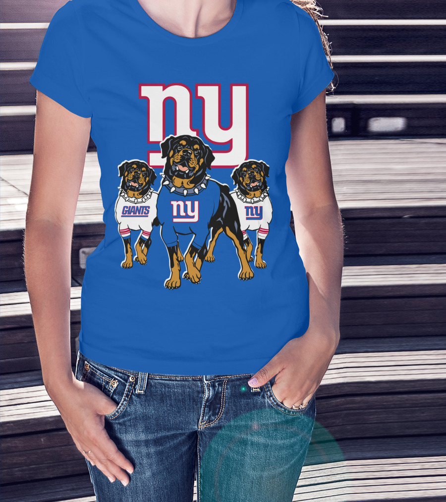 New York Giants Rottweiler T-Shirt