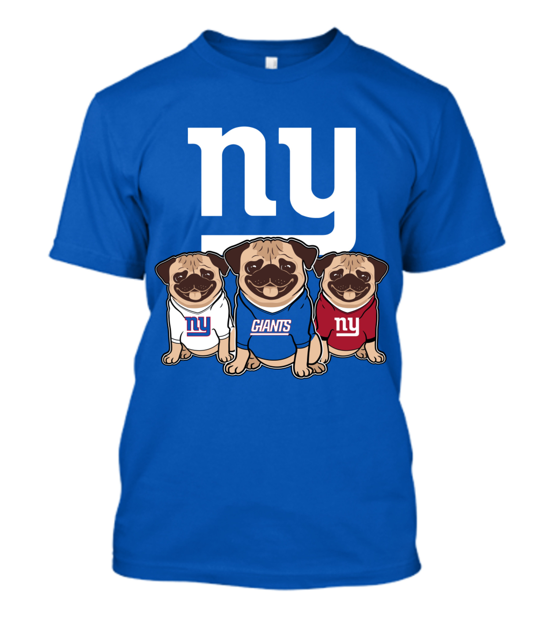 New York Giants Pug T-Shirt