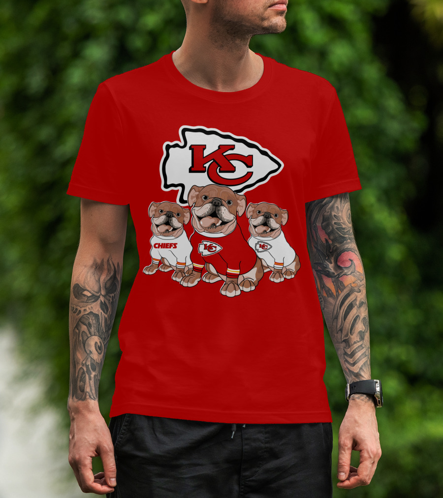 Kansas City Chiefs Bulldog T-Shirt