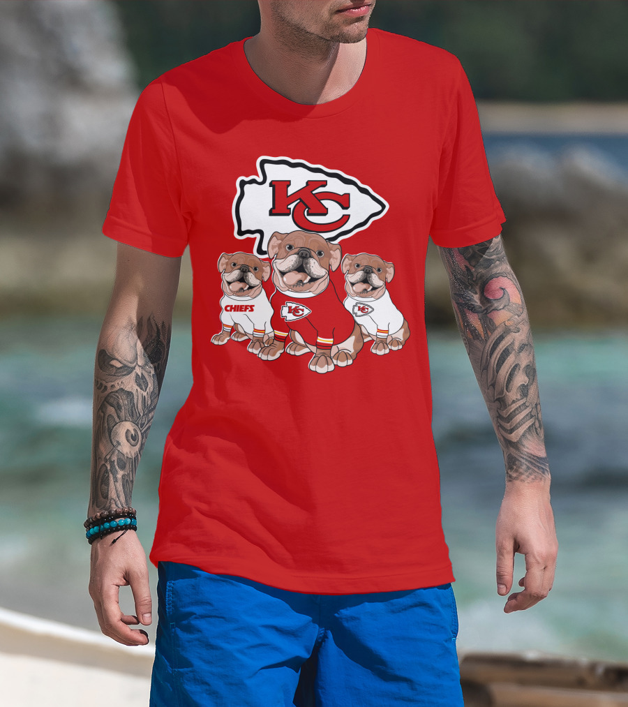 Kansas City Chiefs Bulldog T-Shirt