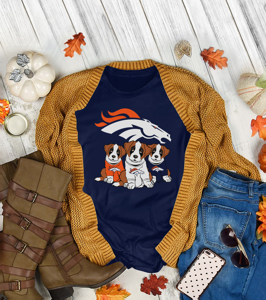 Denver Broncos Saint Bernard T-Shirt