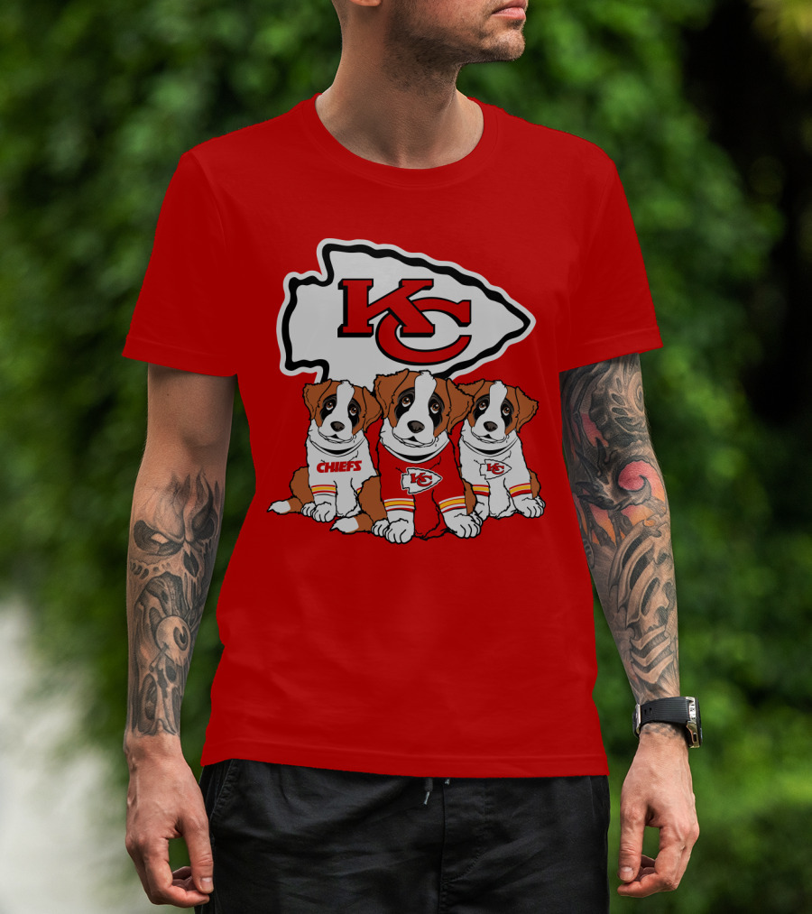 Kansas City Chiefs Kc Saint Bernard T-Shirt
