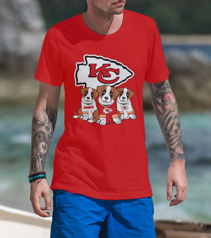 Kansas City Chiefs Kc Saint Bernard T-Shirt