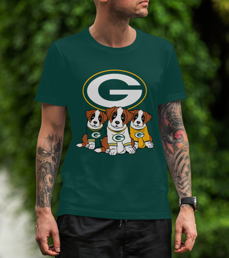 Green Bay Packers Saint Bernard T-Shirt