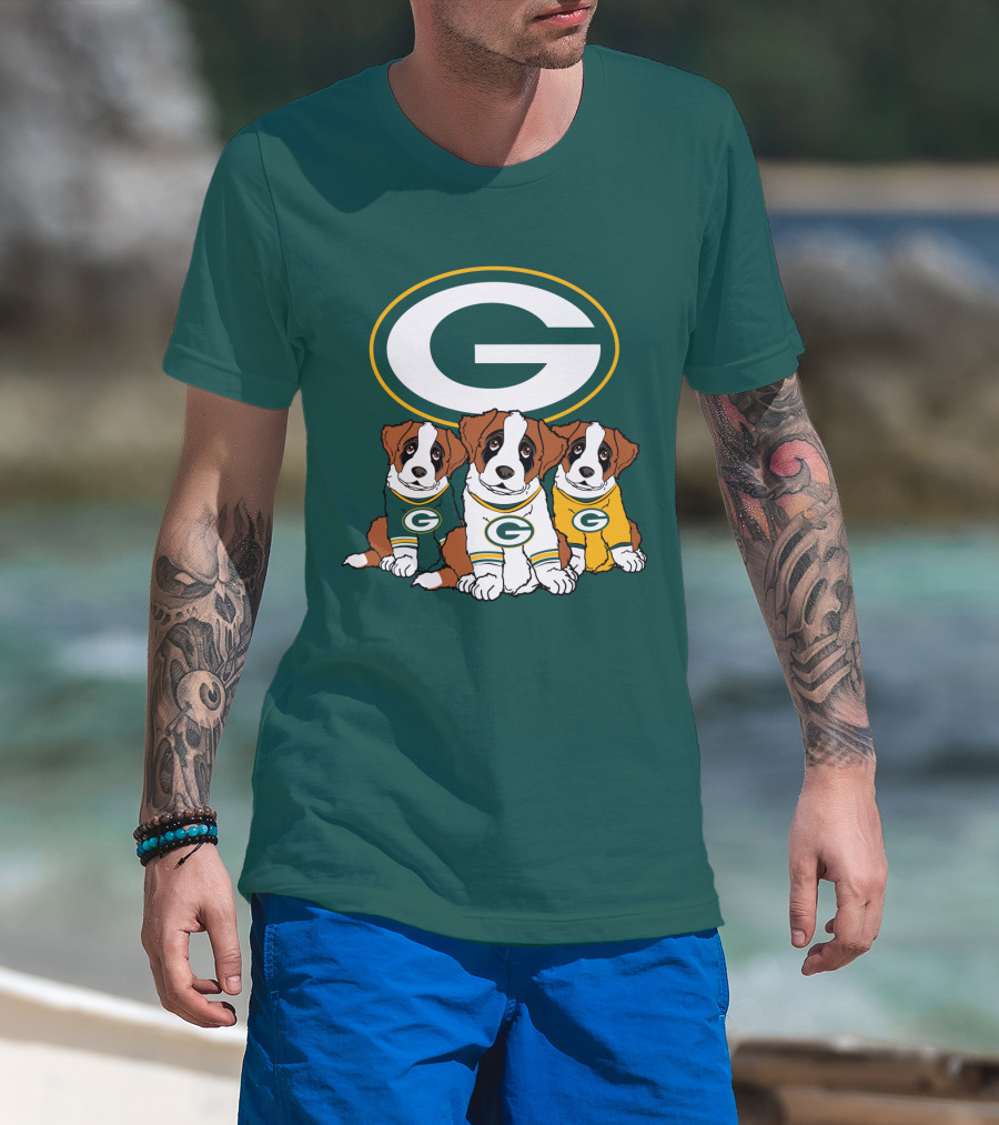 Green Bay Packers Saint Bernard T-Shirt