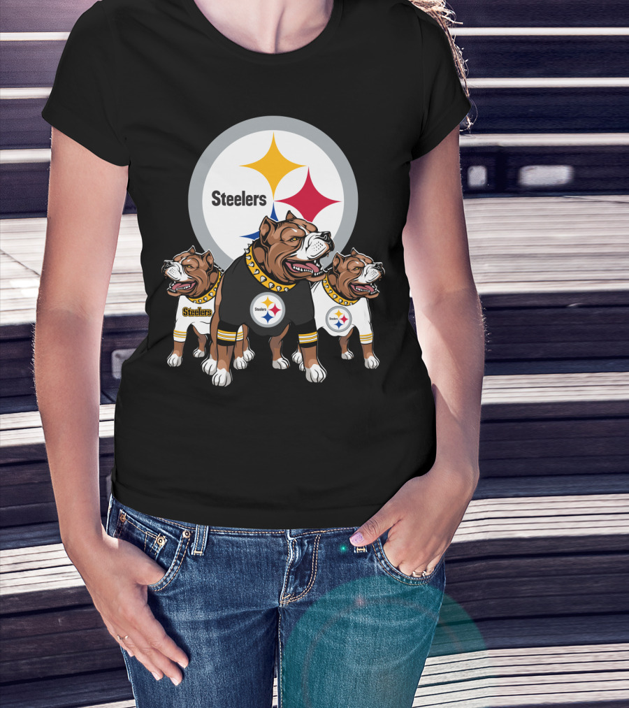Steelers Bulldog Trio T-Shirt