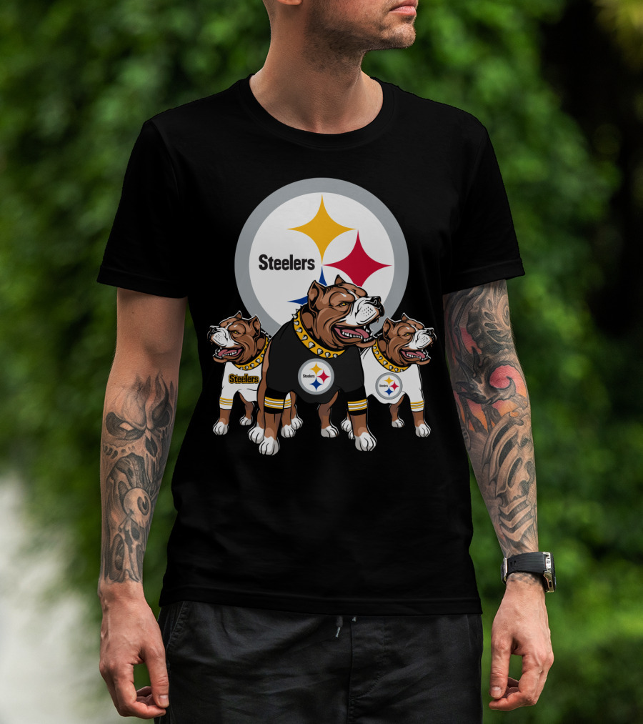 Steelers Bulldog Trio T-Shirt