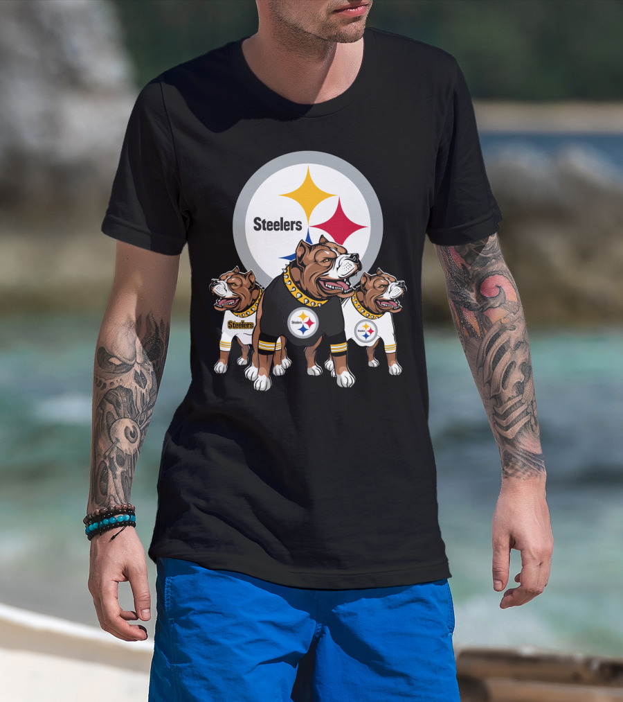 Steelers Bulldog Trio T-Shirt