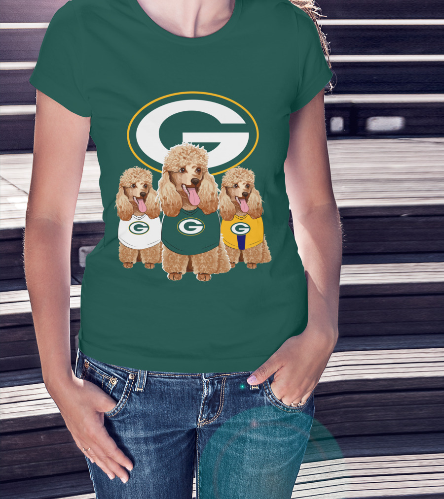 Packers Poodle Gang Football T-Shirt