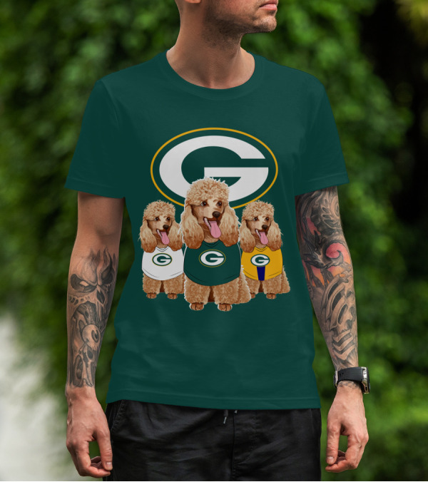 Packers Poodle Gang Football T-Shirt