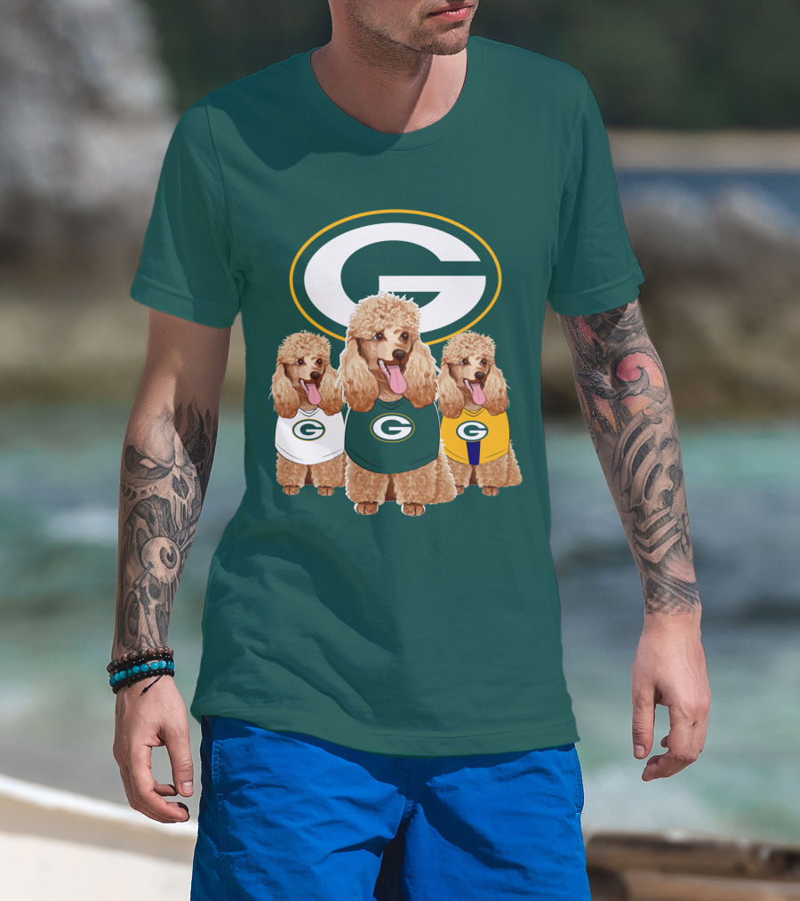 Packers Poodle Gang Football T-Shirt