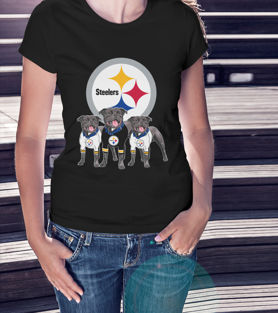 Steelers Pitbull Trio T-Shirt