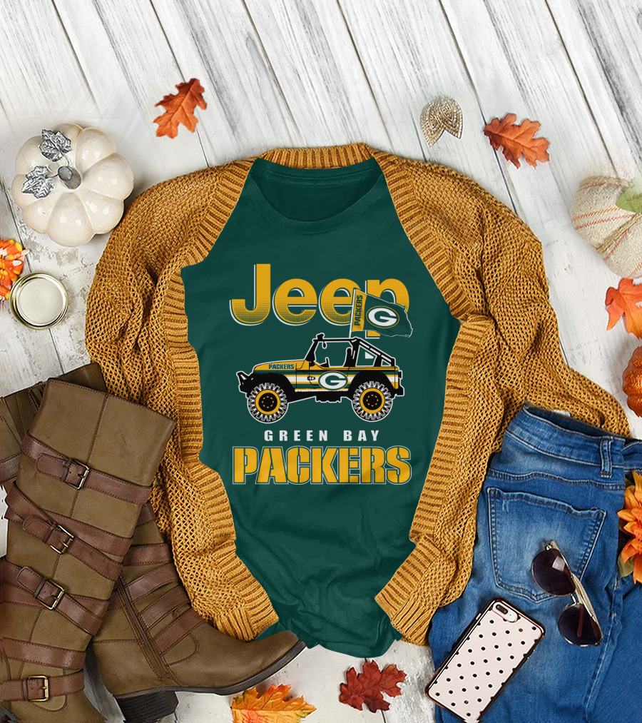 Jeep Green Bay Packers T-Shirt