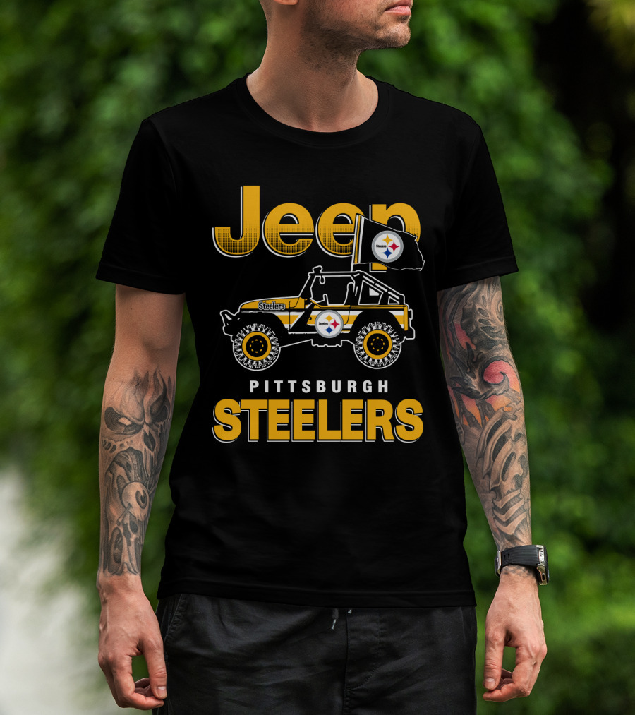 Pittsburgh Steelers Jeep T-Shirt