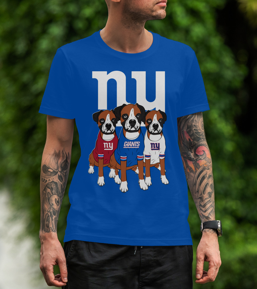 New York Giants Three Boxer T-Shirt