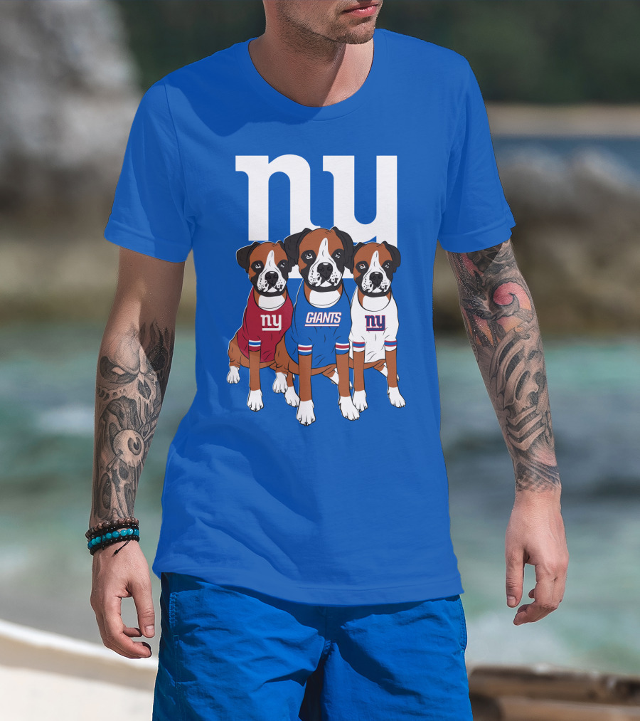 New York Giants Three Boxer T-Shirt