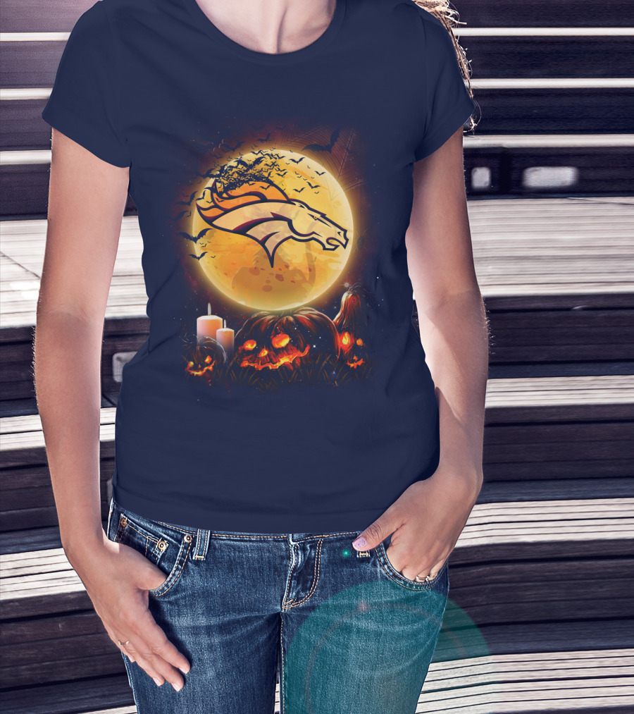 Denver Broncos Halloween T-Shirt