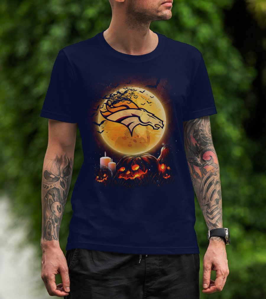Denver Broncos Halloween T-Shirt