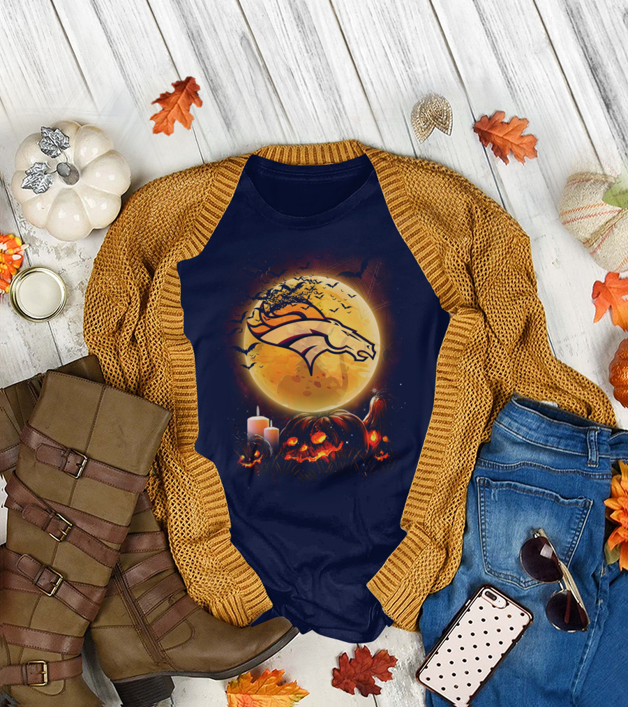 Denver Broncos Halloween T-Shirt